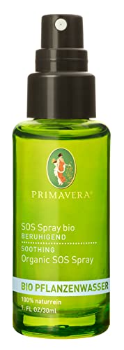 Für eine größere Ansicht klicke auf das Bild PRIMAVERA Pflanzenwasser SOS Spray bio 30 ml - Körperspray, Aromatherapie, Hitzespray - stimmungshebend, beruhigend - vegan