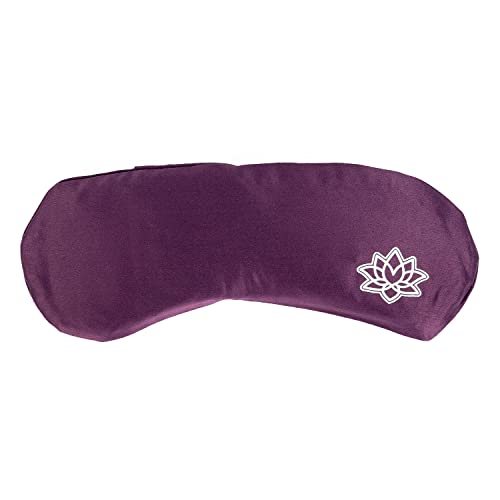 Bodhi Weiches Augenkissen mit Lavendel-Leinsamen-Füllung, für Yoga, Entspannung & Meditation (aus Seide/in...