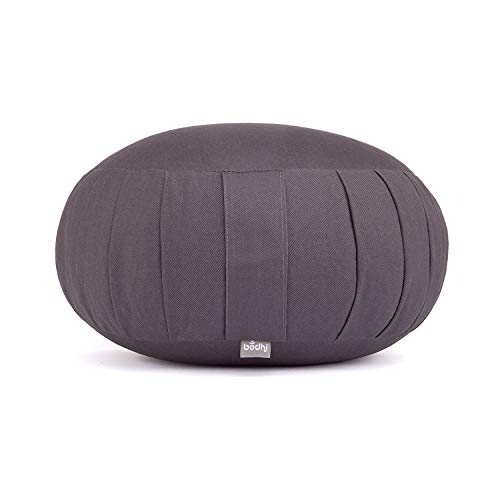 Bodhi Meditationskissen ZAFU ECO Kapok, anthrazit