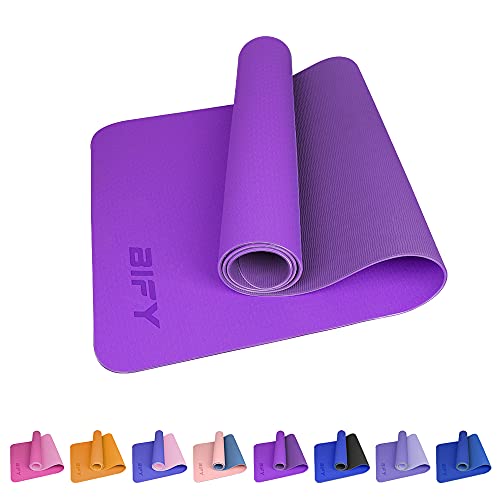 BIFY Yogamatte rutschfeste 183 x 61 x 0,6cm Gymnastikmatte Premium Umweltfreundliche Trainings-Fitnessmatte...