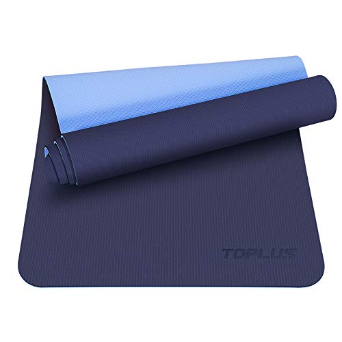 TOPLUS Preumium Yogamatte aus hochwertigen TPE, rutschfest Yogamatte Gymnastikmatte Übungsmatte Sportmatte...