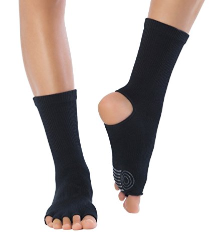 Knitido Yoga-Socken Yoga Flow, Rutschfeste Zehensocken für Yoga, Pilates und Tanz mit offenen Zehen und Grip,...