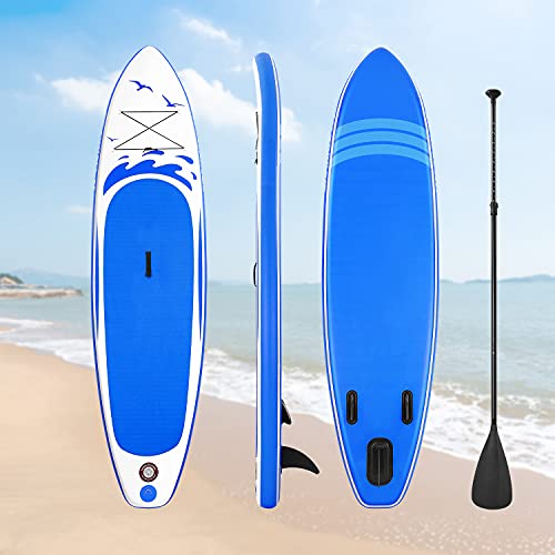 Stand Up Paddling Board Paddle Board Inflatable Paddle Board 305 * 76 * 15cm Surfboard Kayak mit Komplettem...