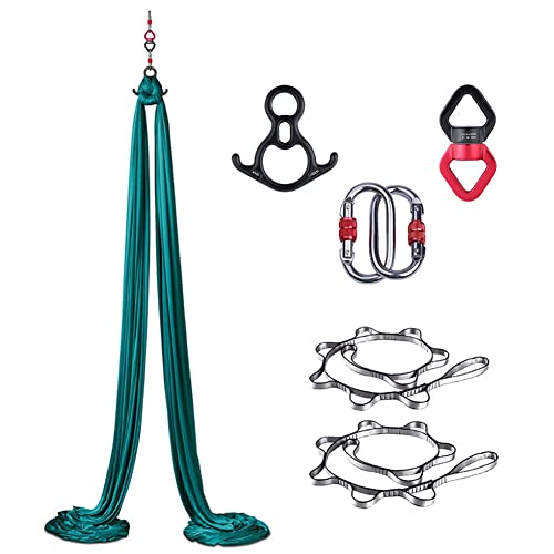 Aerial Yoga Swing Hängematte Kit, Karabiner Mit 2 Glatten Kanten, Aerial Yoga Hängematten-Set, Ultrastarke Antigravitation Für Artistik Aerial Yoga Akrobatik Für Heimgymnastik Heimgymnastik Fitness